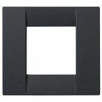 17097.D.15 - Vimar Накладка для 1-2 модулей шелк графитовый