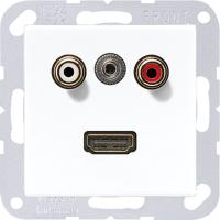 2x Cinch Audio (RCA) / Stereo Jack (TRS 3.5 mm) / HDMI, MAA1082WW