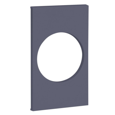 Лицевая панель на розетку 220V с/з со шторками 16A (Грифель матовый) Meiton, AL04