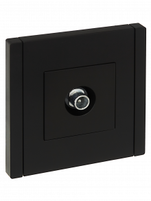 FORTE&PIANO Роз. TV проходная FP129 чер. IEK, FP-A10-P-K02