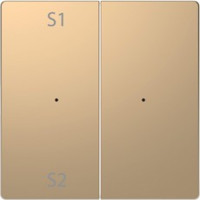 D-Life PlusLink Клавиша 2-ная с S1/S2, без символов, шампань