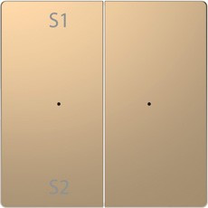 D-Life PlusLink Клавиша 2-ная с S1/S2, без символов, шампань