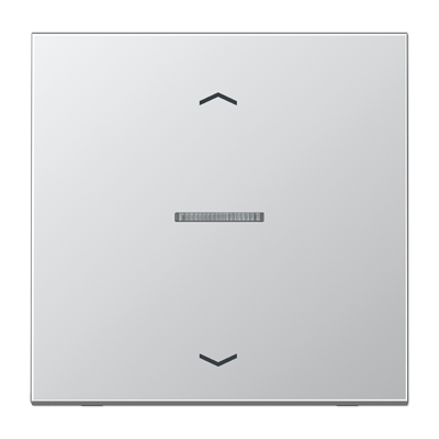 Клавиша для KNX кнопки, 1 группа, с окошком с символами «стрелки»; металл; алюминий, AL101KO5P