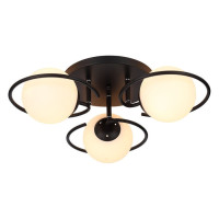 Evoluce SL418.402.03 Светильник потолочный Черный/Белый E27 3*60W