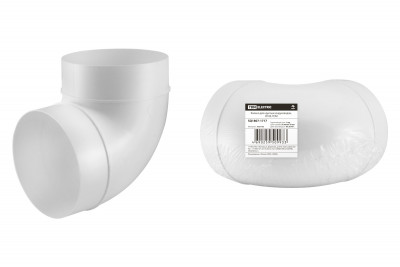 Колено для круглых воздуховодов, D100, TDM Electric, SQ1807-1717