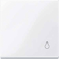 SМ Клавиша 1-ная с символом "Свет" , активно-бел.