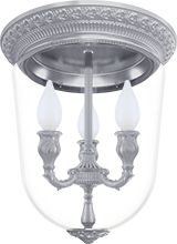 FD1092CCB Fede CHANDELIER II VENEZIA Светильник с плафоном, CHANDELIER II VENEZIA, Bright Chrome