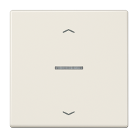 Клавиша для KNX кнопки, 1 группа, с окошком и символами"стрелки"; дюропласт; слоновая кость, LS101KO5P