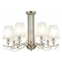 Evoluce SLE111203-07 Светильник подвесной Никель, прозрачный/Белый E14 7*40W