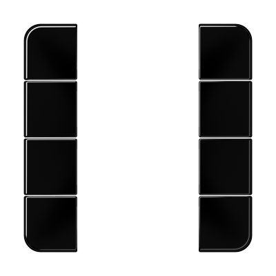 комплект накладок 4гр черный, CD504TSASW