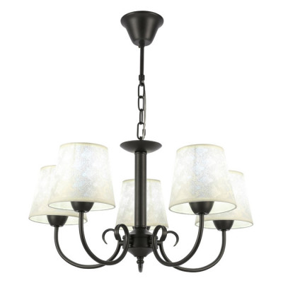 Evoluce SLE120303-05 Светильник подвесной Темно-серый/Бежевый E14 5*40W