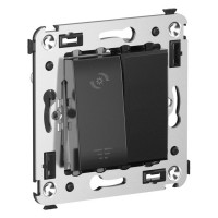 4402343 - ДКС Диммер кнопочный в стену для LED ламп, "Avanti", "Черный квадрат"