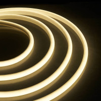 Лента светодиодная неоновая 180SMD(2835)/m 14,4W/m 12V 5m IP68 3000К, LS651 с 2 заглушками, 2 заглушками c проводом, 10 креплениями в комплекте, Feron 32095