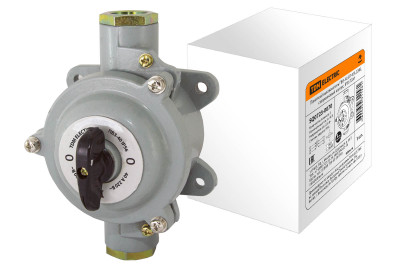 Пакетный выключатель ПВ3-40 3П 40А 220В, силуминовый корпус, IP56 TDM Electric, SQ0723-0070