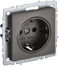 BRITE Роз. с з/к/ш 16А РС14-1-0-БрТБ бр. IEK, BR-R14-16-K45