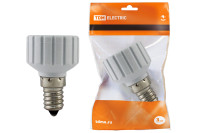 Переходник E14-GU10, белый, TDM Electric, SQ0335-1005