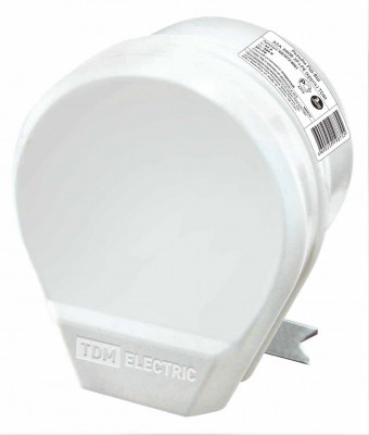 Разъём РШ-ВШ 32А 250В 2Р+РЕ СУ белый TDM Electric, SQ1812-0004