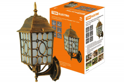 Светильник садово-парковый "Беседка" 60 Вт, вверх, матовое/бронза, Е27, TDM Electric, SQ0330-0333