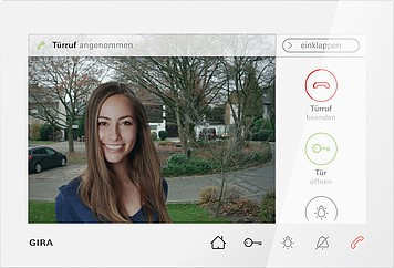 120903 Gira Квартирная видео станция 7 PW