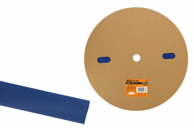 Термоусаживаемая трубка ТУТнг 20/10 синяя (100 м/ролл) TDM Electric, SQ0518-0055