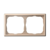 GAL001202 - ARTGALLERY 2-постовая РАМКА, универсальная, ПЕСОЧНЫЙ, Systeme Electric