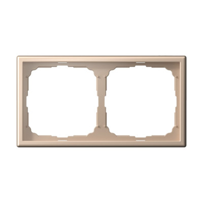 GAL001202 - ARTGALLERY 2-постовая РАМКА, универсальная, ПЕСОЧНЫЙ, Systeme Electric