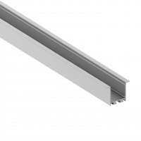 Donel,врезной алюминиевый профиль,  47,2х35х3000. Цвет: Анодированное серебро,Серия:DN8ALE, DN18502H3Alu