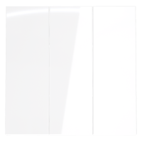 Клавиши для выключателя/переключателя трехклавишного, S70 (белый глянцевый), VLS000501