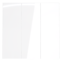 Клавиши для выключателя/переключателя трехклавишного, S70 (белый глянцевый), VLS000501