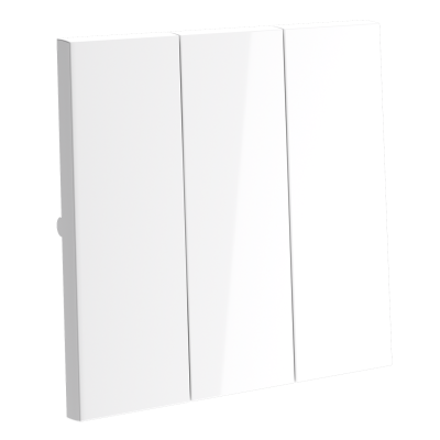 Клавиши для выключателя/переключателя трехклавишного, S70 (белый глянцевый), VLS000501