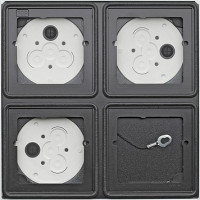 5508902 Gira Корпус накладного монтажа 2 x 2-местн. System 106 5508902 Gira Корпус накладного монтажа 2 x 2-местн. System 106