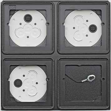 5508902 Gira Корпус накладного монтажа 2 x 2-местн. System 106