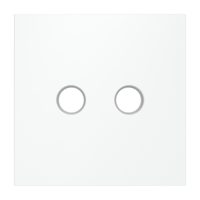 Накладка для розетки телевизионной оконечной TV+SAT, S70 (белый матовый), VLS001602