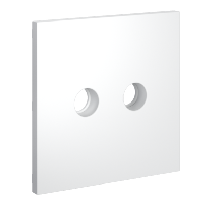 Накладка для розетки телевизионной оконечной TV+SAT, S70 (белый матовый), VLS001602