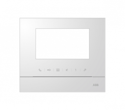 52311FC-W - Рамка для абонентского устройства 4,3, белый глянцевый - 2TMA070130W0051