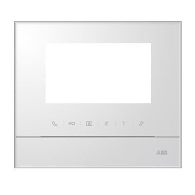 52311FC-W - Рамка для абонентского устройства 4,3, белый глянцевый - 2TMA070130W0051