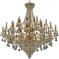 Lightstar 700512 (MD00071-51) 3 КОР!!! Люстра подвесная CLASSIC 51х60W E14 ЗОЛОТО (в комплекте)