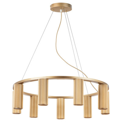 Lightstar 718093 (MD2166-9A) Люстра ROMA 9х28W GU10 (led) CHAMPAGNE GOLD (в комплекте)