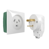 Werkel W1189201/ Комплект: розетка с вилкой для электроплиты 32А 250В, коробка в стену (белый), a053500 Werkel W1189201/ Комплект: розетка с вилкой для электроплиты 32А 250В, коробка в стену (белый), a053500