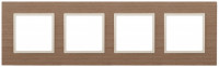 ЭРА 14-5304-07 Elegance Ясень/сл.кост Дерево Рамка 4-ая