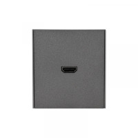 Розетка STRONG HDMI с/у графит KRANZ, KR-78-0730-6 Розетка STRONG HDMI с/у графит KRANZ, KR-78-0730-6