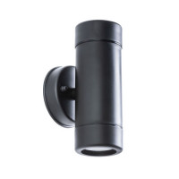 Arte Lamp ATLAS, Светильник уличный архитектурный, цвет арматуры - черный, цвет плафона/декора - ПРОЗРАЧНЫЙ, 2х7W GU10, A3503AL-2BK