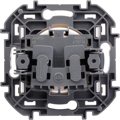 Legrand Розетка без заземления - Legrand Inspiria - без шторок 16А 250В винтовые зажимы - белый, 673710