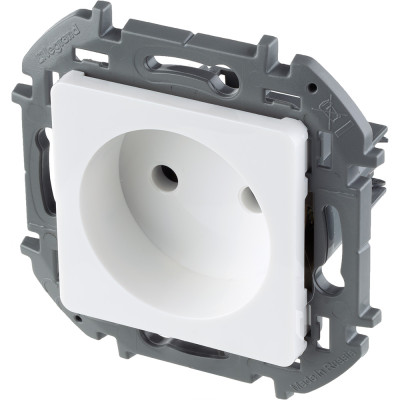 Legrand Розетка без заземления - Legrand Inspiria - без шторок 16А 250В винтовые зажимы - белый, 673710