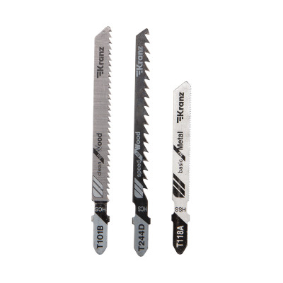 Набор полотен для электролобзика № 2 T101B/T118A/T244D (3 шт./уп.) Kranz, KR-92-0320