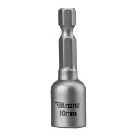 Ключ-насадка магнитная 1/4" 10х48 мм (1 шт./уп.) Kranz, KR-92-0402-1