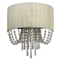 ST LUCE SL892.501.03 Бра ST-Luce Хром/Слоновая кость, Прозрачный E14 3*40W