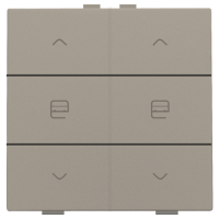 Niko Home Control Бронза Кнопка управления двигателем двухканальная, 123-51036