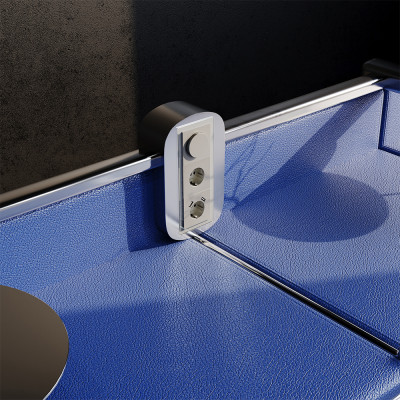 Рамка стеклянная VOLTUM S70 на 3 поста, (шелк, стекло), VLS110304