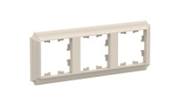 ATN100203 - ATLASDESIGN ANTIQUE 3-постовая РАМКА, универсальная, БЕЖЕВЫЙ, Systeme Electric